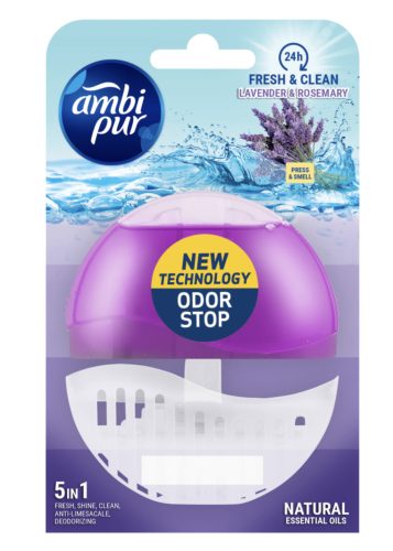 Ambipur wc gél 55ml + készülék lavender & rosemary