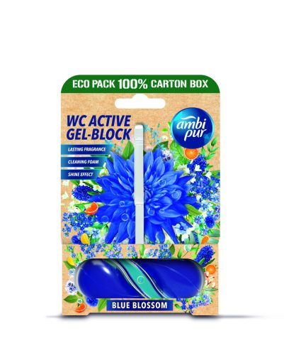 Ambipur aktív wc gél block 45g blossom