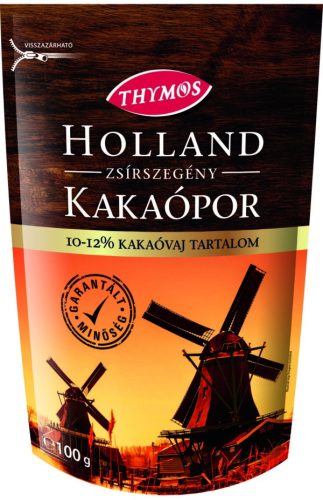 Holland kakaó zsírszegény 10-12 % 100 g (1 karton=25db) (333Ft / db)