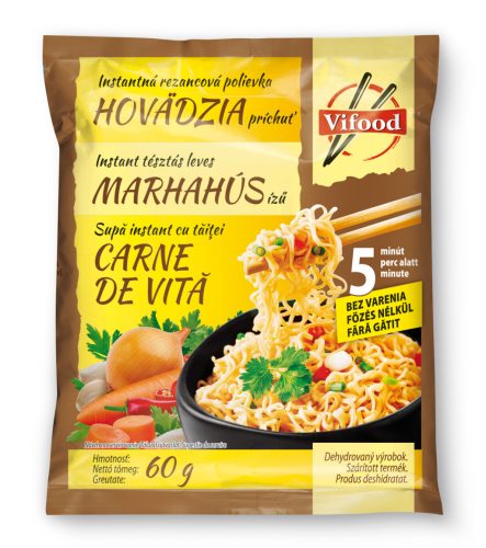 VIFOOD Inst.t.l. marhahús ízű-    ÚJ DESIGN 60 g