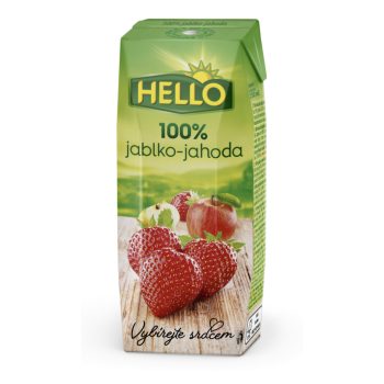 Hello 100%Alma-Eper (szívószálas) 250 ml