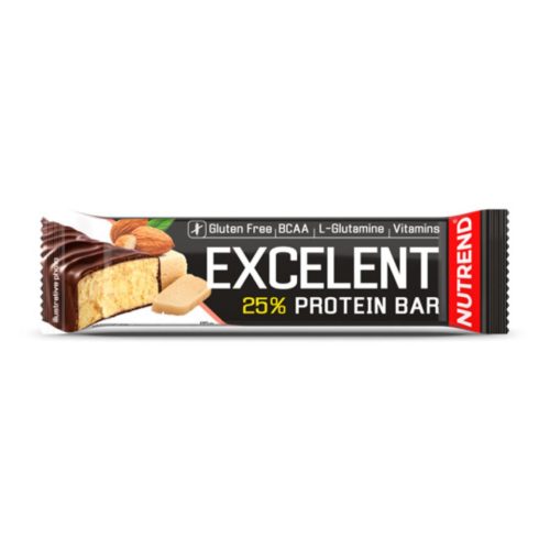 NUTREND EXC. Fehérjeszelet marcipán-mandula   85g