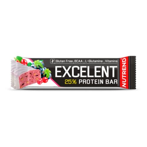 NUTREND EXC. Fehérjeszelet feketeribizli-áfonya  85g