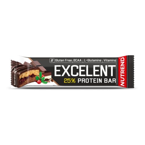NUTREND EXC. Fehérjeszelet csoki-nugát 85g
