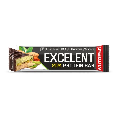 NUTREND EXC. Fehérjeszelet mandula-pisztácia 85g