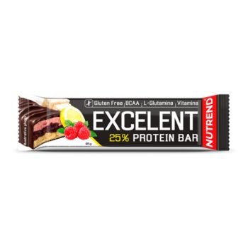 NUTREND EXC. Fehérjeszelet málnás-citromkrém-áfonya 85g