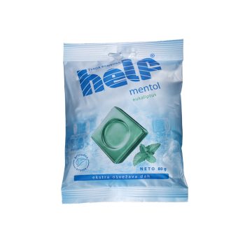 HELF Keménycukorka Mentol Eukaliptus 80g