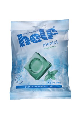 HELF Keménycukorka Mentol Eukaliptus 80g