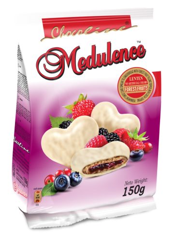 MEDULENCE - Puszedli - WHITE Erdei gyümölcsös 150g