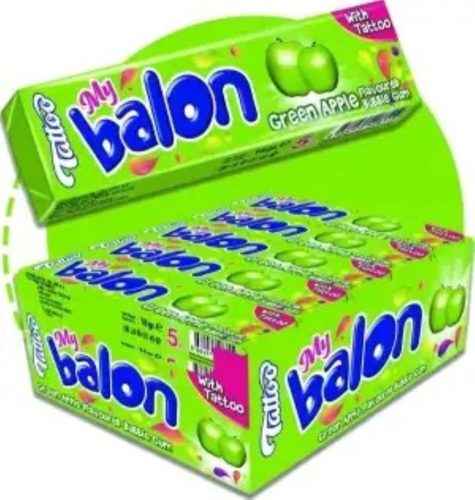 My Balon zöldalma ízű rágógumi tetoválóval  18g