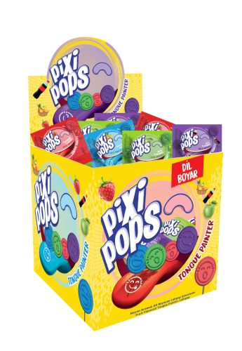 PIXIPOPS  Nyalóka, nyelvfestős 4 íz  -  6,2g