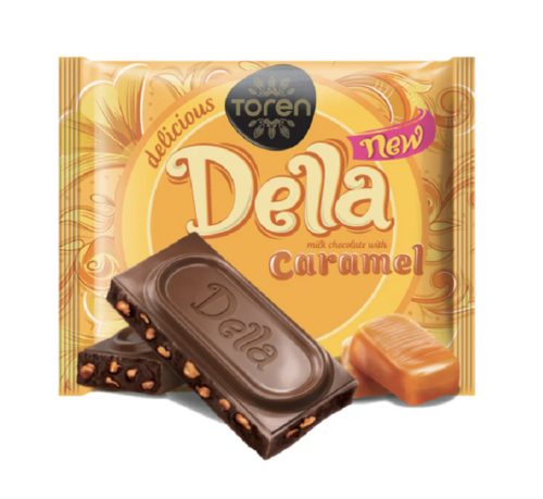 DELLA tejcsokis karamellás csoki szelet 52 gr