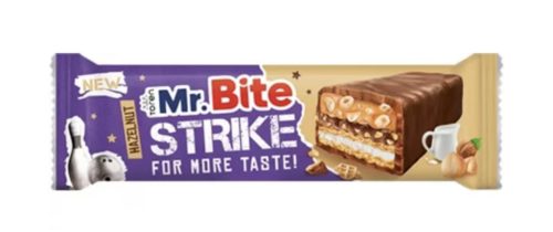 Mr. Bite STRIKE Mogyorós csoki szelet 40 gr