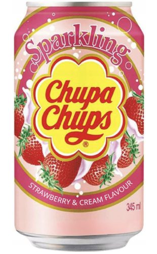 Chupa Chups Strawberry Cream 345ml