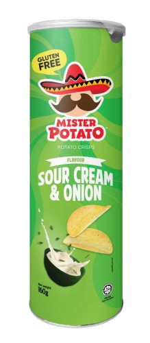 Mister Potato Chips Sour Cream & Onion 160g