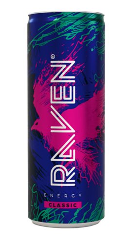 GRÁTISZ RAVEN classic energiaital - 250 ml